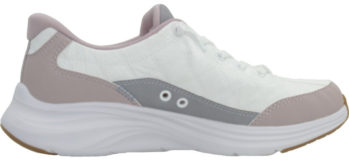 Skechers Hands Free Slip-Ins Contour meisjes sneaker - Wit roze - Maat 28