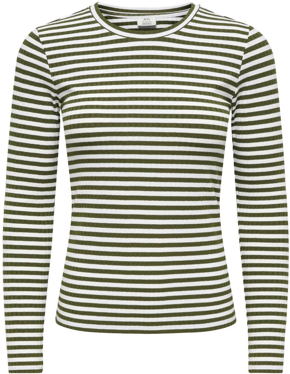 JDY - JDYFRANSISKA L/S STRIPE O-NECK TOP JRS Dames Top