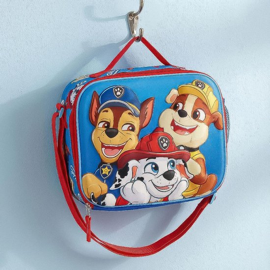 Paw Patrol 3D Lunchtas voor Jongens - Geïsoleerde Koeltas met Schouderband - Blauw van PAW Patrol — afbeelding 5