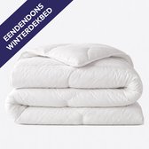 Comfeur Winterdekbed - Luxe donsdeken met Europees Eendendons - Halfdons Dekbed - Ademend Winter Dekbed - Eenpersoons 140x200 cm