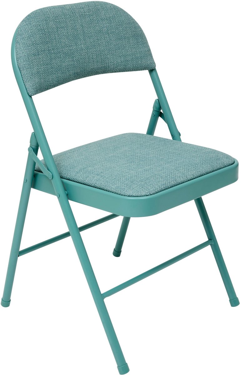 5Five Vouwstoel/Klapstoel Flexy - Metalen Frame - 47x47x80cm - Groen