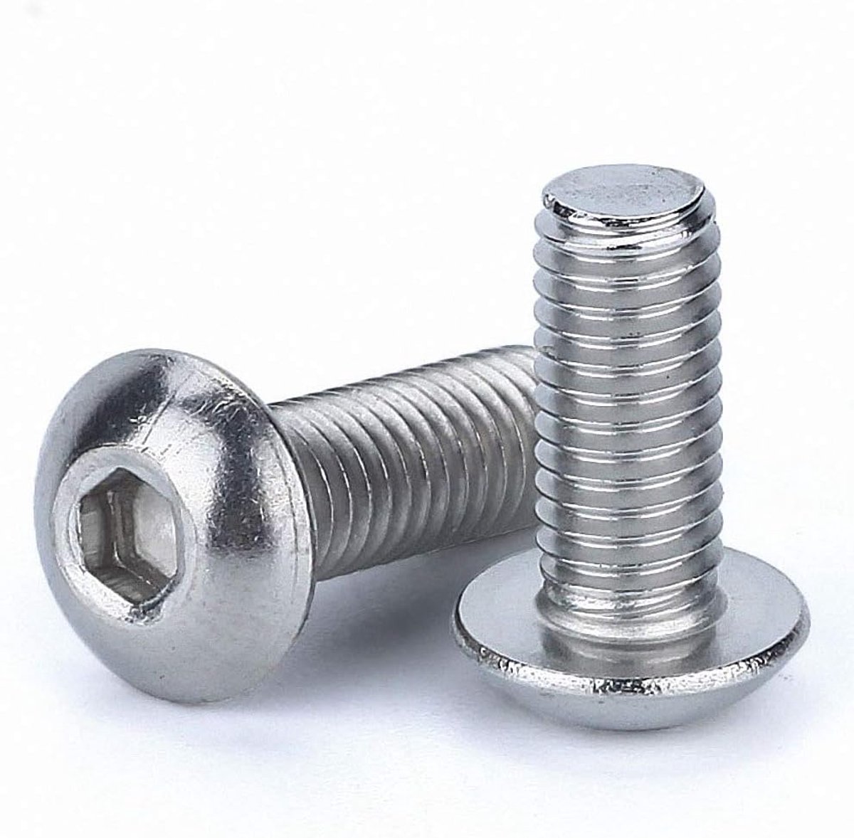 Bolkopschroeven, inbusbouten, A2/304 roestvrijstalen schroeven, M3/M4/M5/M6/M8/M10