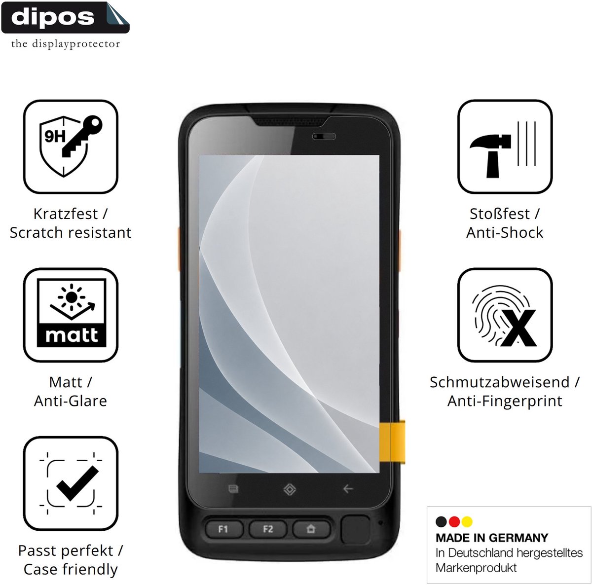dipos – 2x Matte Pantserfolie geschikt voor Conker SX50 | 9H Screenprotector