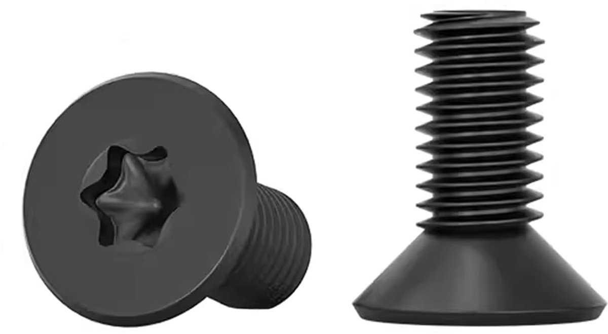verzonken kop schroeven Torx 20 stuks verzonken kopschroeven roestvrij staal A2 V2A machineschroeven standaard Quincunx M5 x 16mm schroef met verlaagde kop voor machine-uitrusting en
