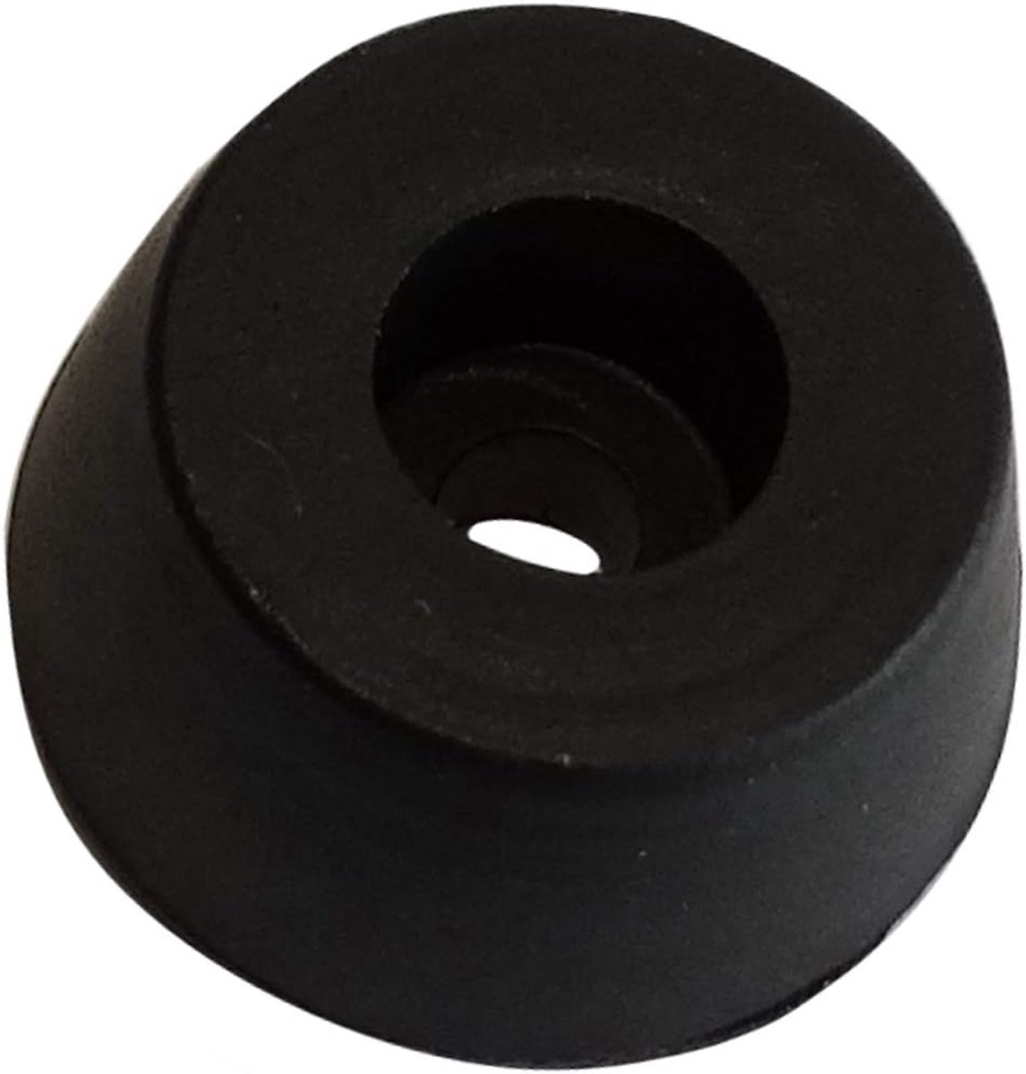 20 x ronde rubberen voetjes Ø 16 mm H:7,8 mm voor meubels. Om te schroeven. Zwart C42282
