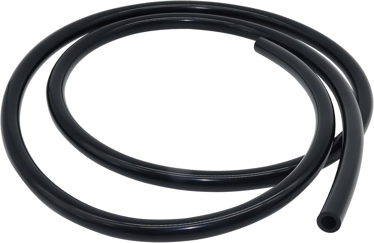 siliconen slang,binnendiameter 9 mm, buitendiameter 12 mm, 1,5 meter zwarte siliconen slang voor pompen en luchtslangen