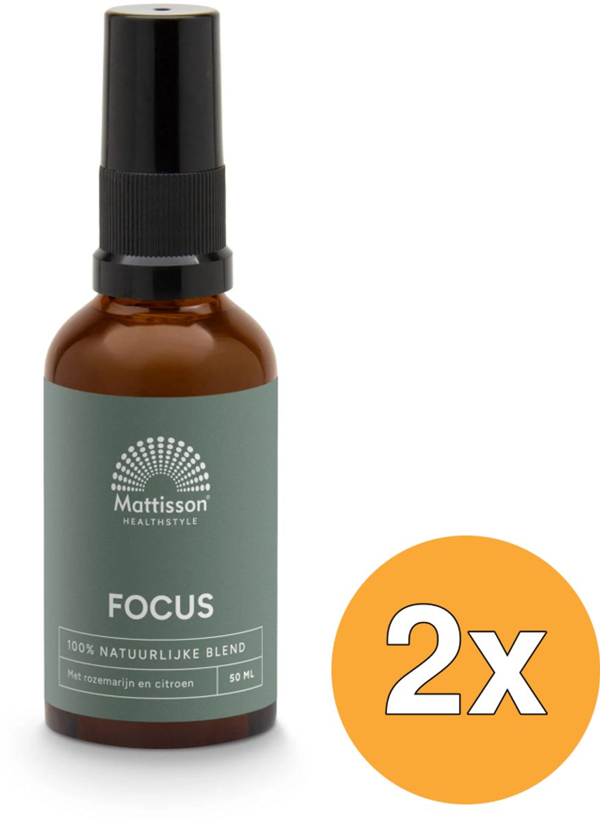 2x Mattisson Focus Roomspray (50 ml)