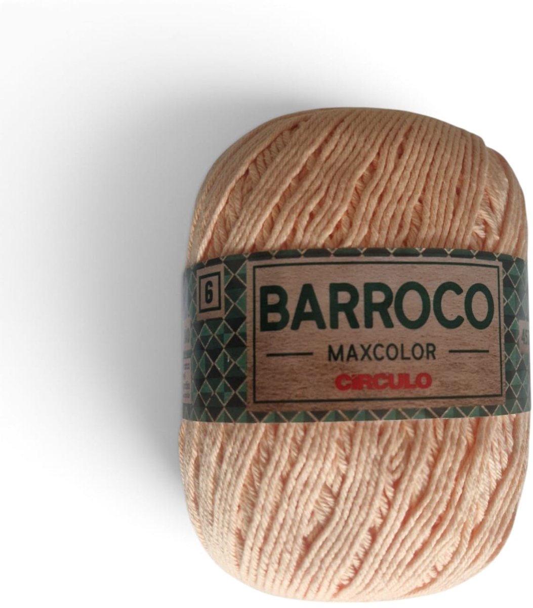 Círculo Barroco Maxcolor 6 - Katoengaren - 100% katoen - 400 g - 452 m - Perzik