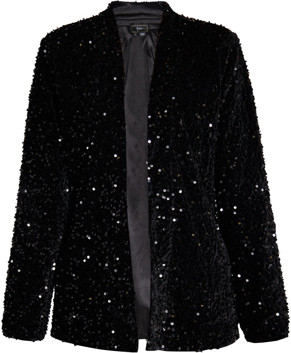 faina Blazer met pailletten