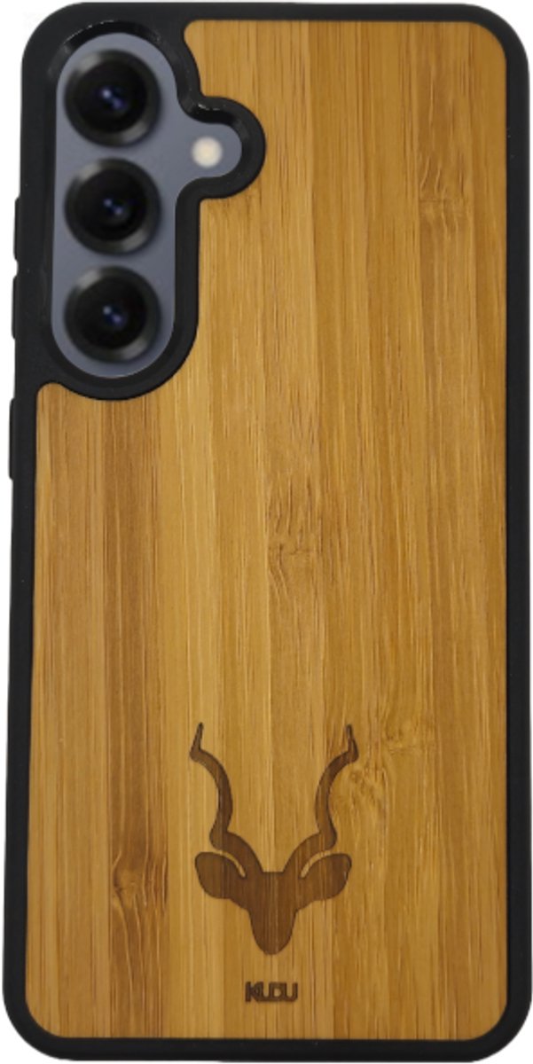 KuduStore Samsung Galaxy S26 Plus telefoonhoesje - Houten hoesje - Bamboe