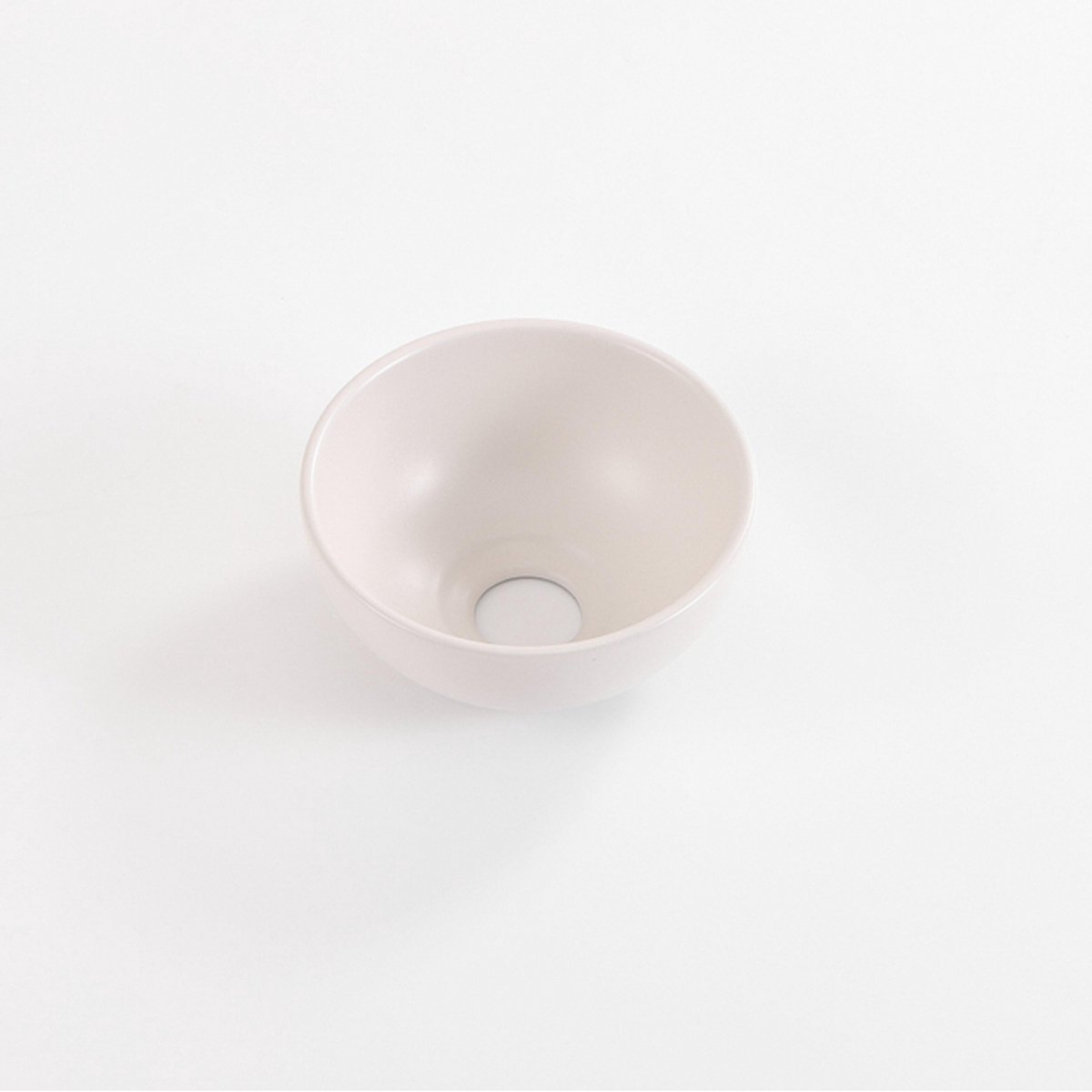 QeramiQ Dely Waskom - 20x20x9cm - rond - keramiek - linnen
