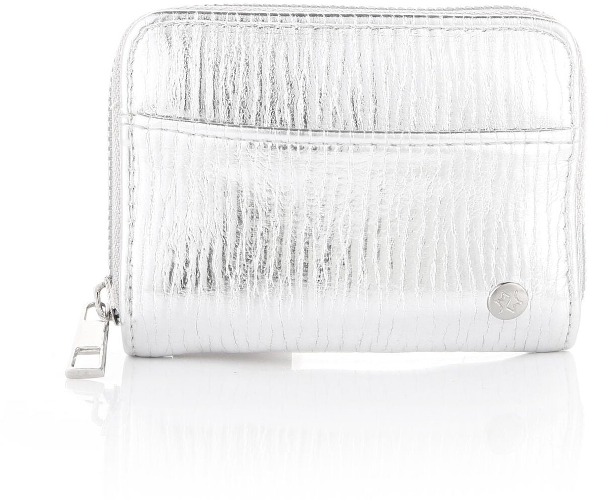 Sunset Fashion Portemonnee Glam zilver 12x9cm
