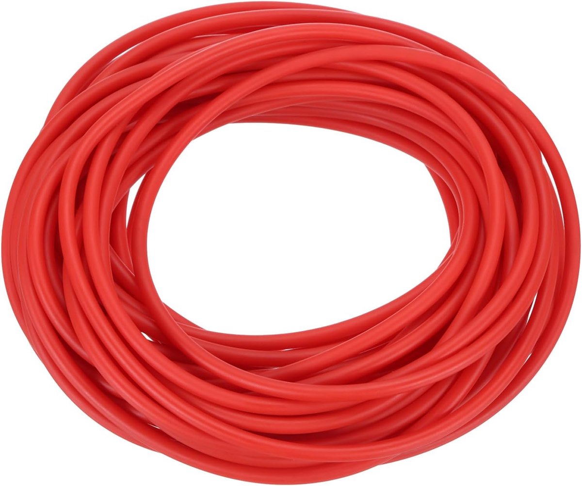 26 Ft (8M) rode rubberen buis, 1/16" (1,6 mm) ID x 1/8" (3,2 mm) OD natuurlijke latex, 1 pak