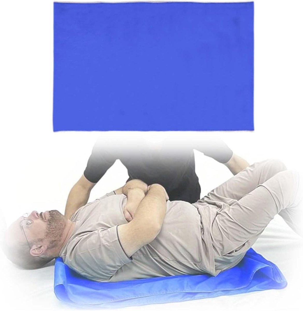 75 x 95 cm positioneringspad, gebruik bij transferhulp, glijlaken, patiëntenglijlaken, glijdoek voor bedoverdracht, plat glijlaken, glijdoek voor ouderen, patiëntentransferdoek