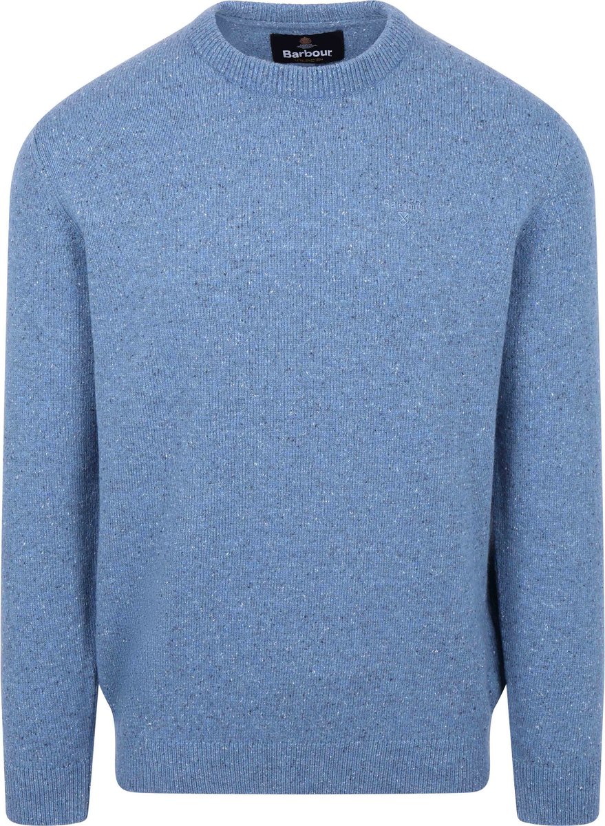 Barbour Tisbury Trui Wolmix Blauw - Maat M - Heren - Pullovers