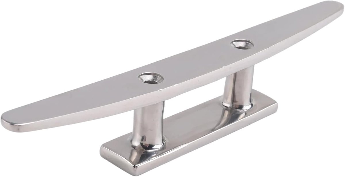 8 Inch Open Basis Boat Plakken 316 Roestvrij Staal Hardware Boat Plakken voor Bootbrug Touw Jacht Accessoires