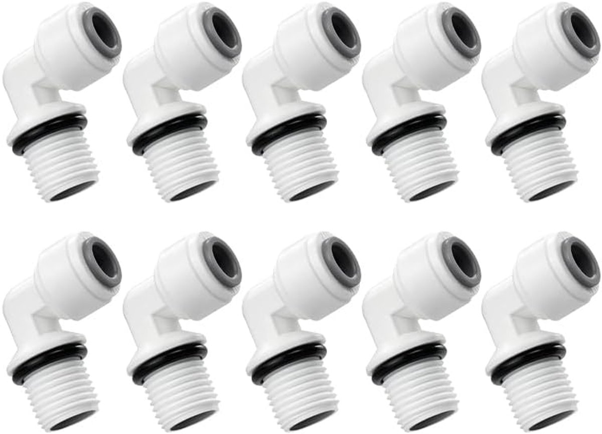 10 stuks elleboog waterfilter fitting buisverbinding