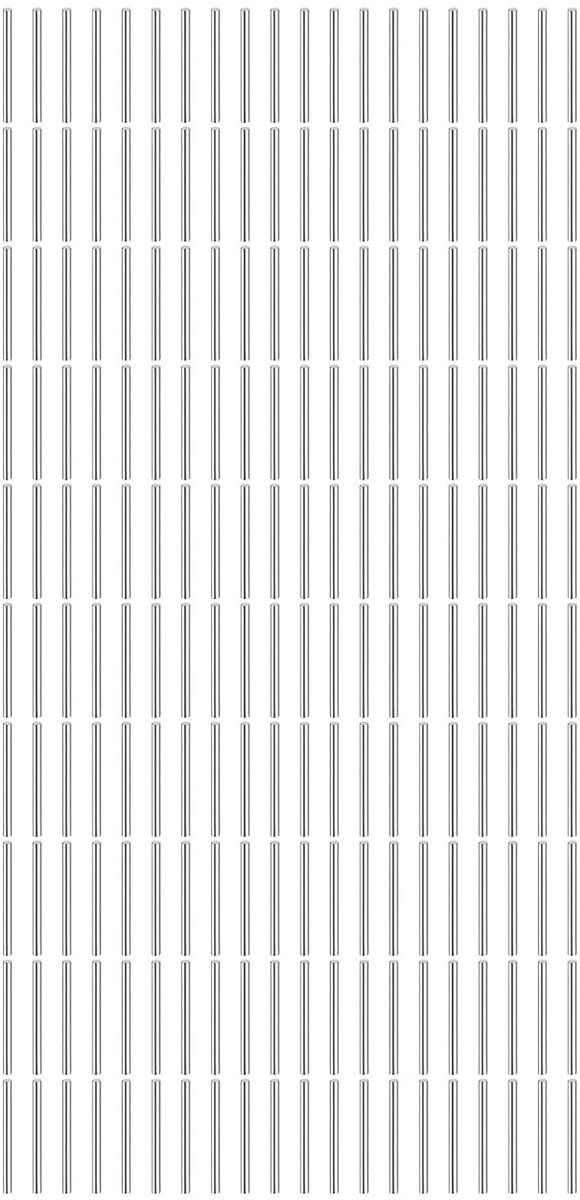 200 stuks 2 mm x 30 mm plugstiften, 304 roestvrij staal, cilindrische planksteunstokken, positioneerstift, plankbevestigingselementen voor boekenkast, kast (GB119), zilver