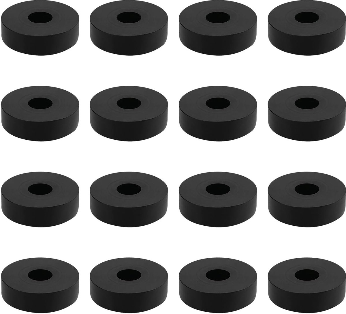 16 stuks rubberen afstandhouders, M10 kunststof afstandshulzen, 30 mm buitendiameter 10 mm, binnendiameter 8 mm dikte, kunststof afstandhouders voor huis, auto, accessoires, container