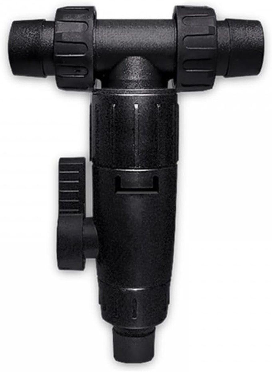 3-weg valve aquarium, T waterverversingsaansluiting, 3-weg waterstroomregelventiel voor aquaria 12/16 mm of 16/22 mm slangen