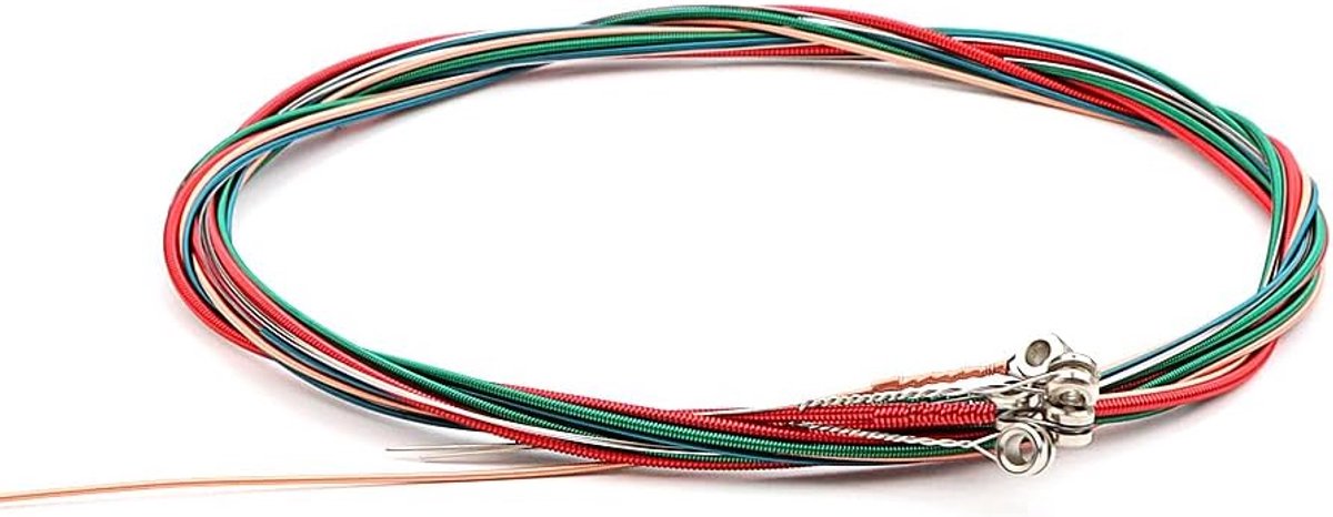 Kleurrijke Gitaar Staal Snaren voor Akoestische Folk Klassieke Git