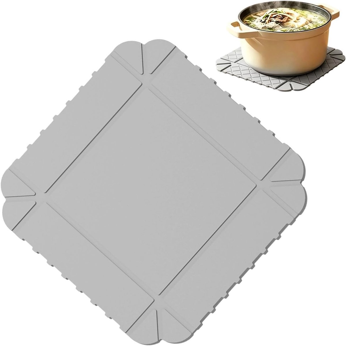 Opvouwbare Bord Antislip, Magnetische En Draagbaar | Hittebestendige Dinerborden voor Thuis Keuken Koelkast Aanrecht Picknick Auto Camping Reizen Tuin Terras