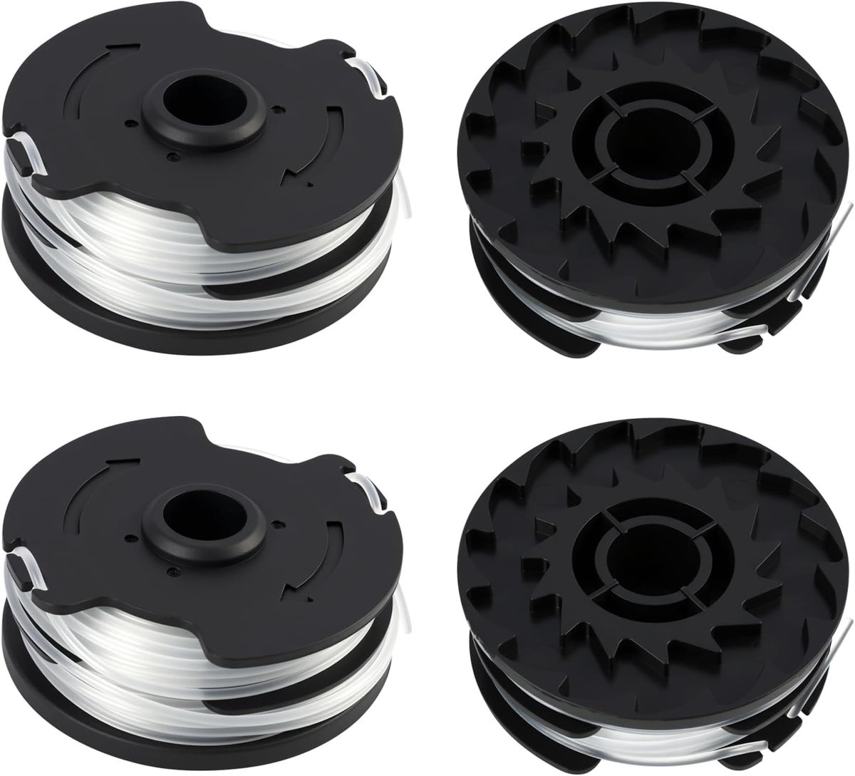 Spoelen, graskantensnijder spoelen, nylondraad spoelen, 1,6 mm nylondraad, eenvoudig te installeren, compatibel met graskantensnijder 20 Li A1 B2 C3 PRT 550 A1 A3 PRT 300 A