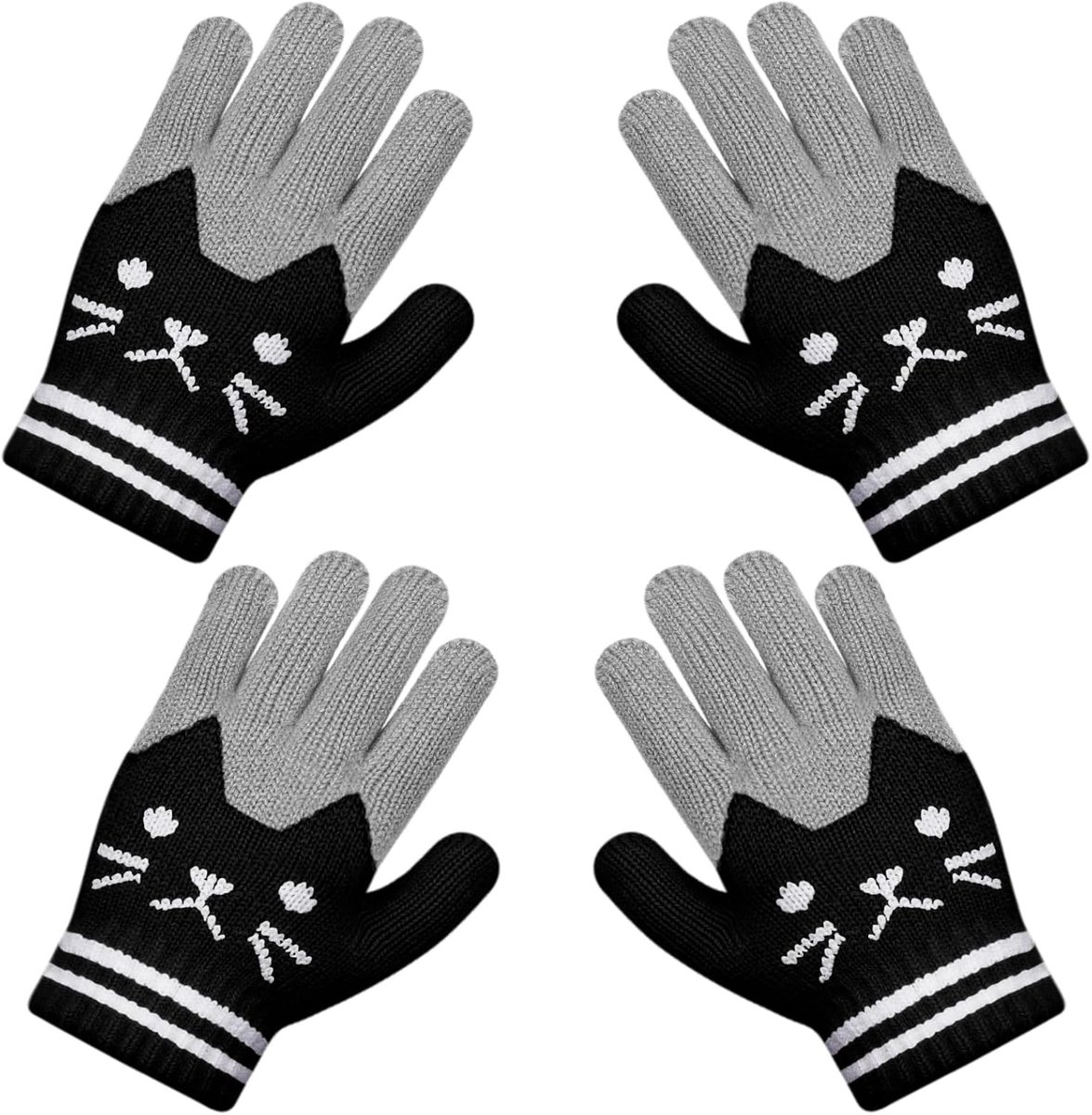 Handschoenen voor meisjes, schattige thermo-handschoenen, volledige vingers, magische handschoenen voor kinderen, dagelijks gebruik