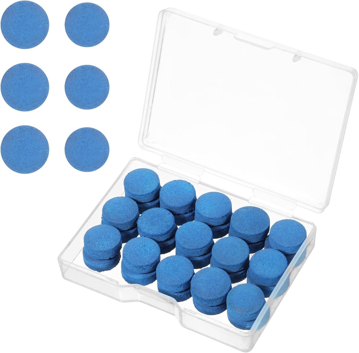 30 stuks biljartkeupunten, 12 mm/13 mm biljartkeupunten, reservepunt, Biljard Cue punt, vervangingstips kit Pool Cue Tips voor biljartstokken Snooker Pool keues