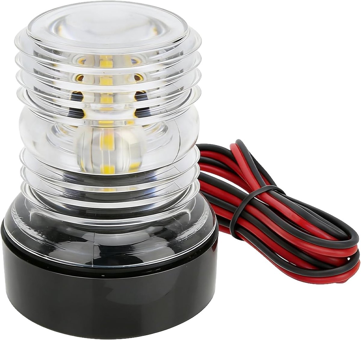 boot: 360° rondom, 12-24 V led ankerlicht boot, IP66 waterdicht, marine, navigatielicht, boot, wit, voor marineboten, jachten en tuin