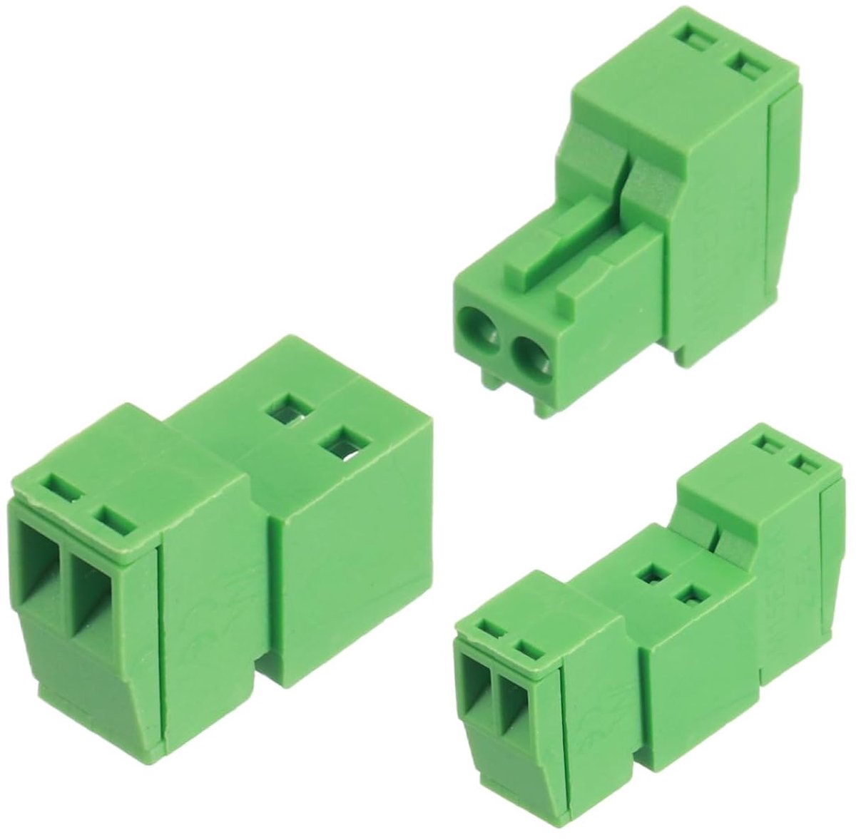 10 set 2-polige PCB-klemlijst, 2,54 mm PCB-schroefklemmen stekkers en stopcontacten kits aansluitklem blok 125V 4A voor 26-18AWG kabel