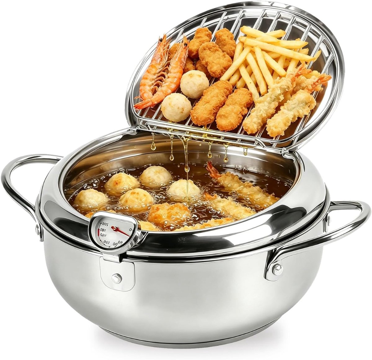 ApexArte® Frituurpan - Friteuse - Frituurketel