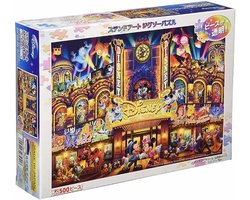 Tenyo Puzzle de 500 pièces Disney Dream Theater, série Tight Fit, motif vitrail (25 x 36 cm) DSG-500-451