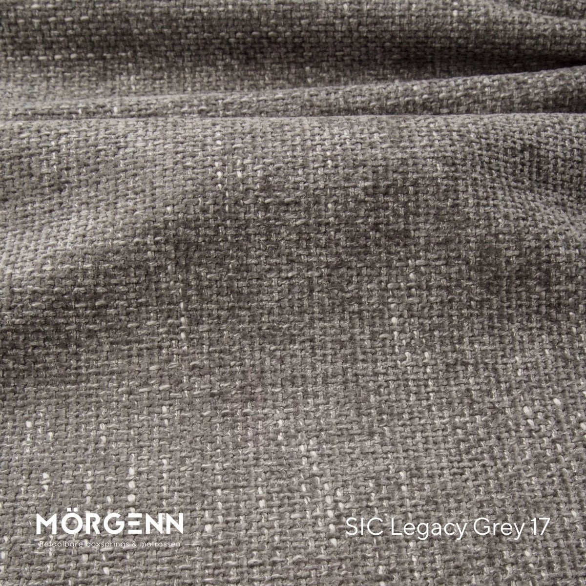 Mörgenn SIC Legacy Stofstaal - Meubelstof voor Boxspring en Bed - Grey 17