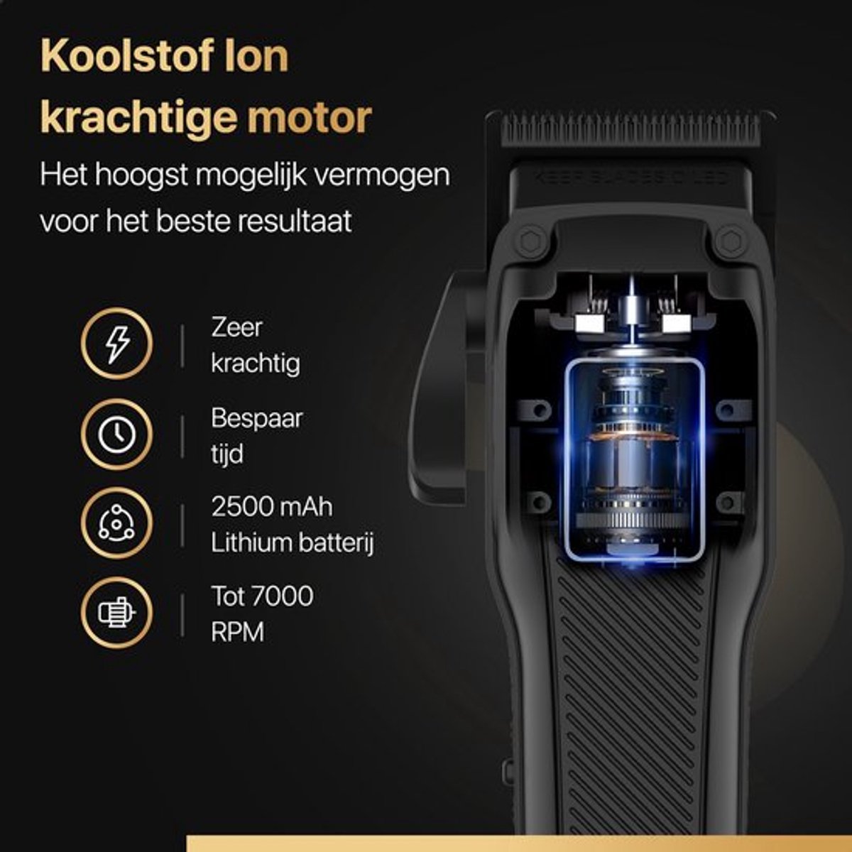 Wellshave Barber Pack 3.0 - Barber Set - Kappers set - Tondeuse Mannen - Foil Shaver - Hair Clipper - Kappers Tondeuse - Trimmer voor haar & baard - Neustrimmer - Head Shaver - Tondeuse set thumbnail 3