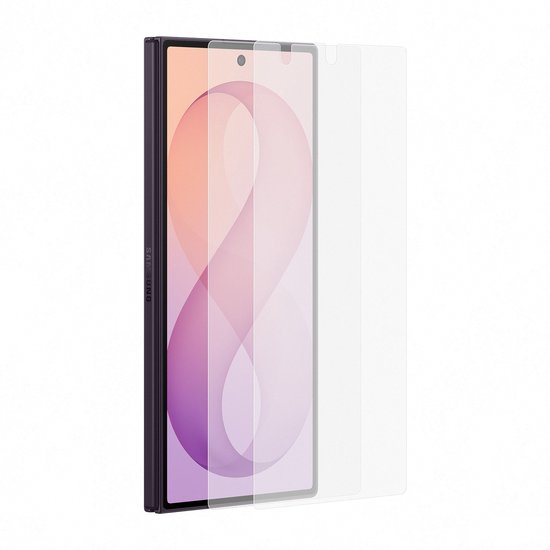 Samsung Galaxy Z Fold 8 Ultra Anti Reflectie Screenprotector Kunststof Duo Pack
