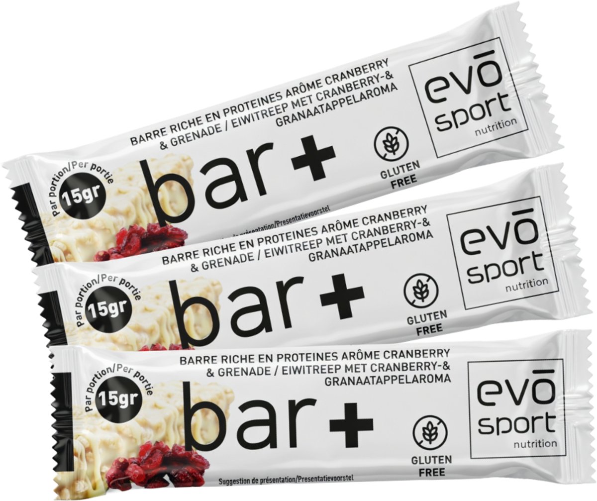 BAR+ POMEGRANATE & CRANBERRY (3 stuks)