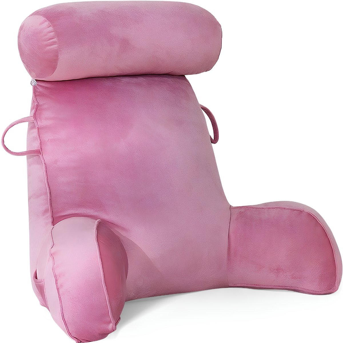 NIVA® Lees Kussen - Leeskussen - Leeskussen voor in Bed- Roze - 75cm x 40cm x 65cm