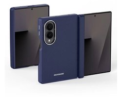 Dux Ducis Vyne Hoesje Geschikt voor Samsung Galaxy Z Fold 8 - Camerabescherming - Compatibel met MagSafe - Back Cover Blauw