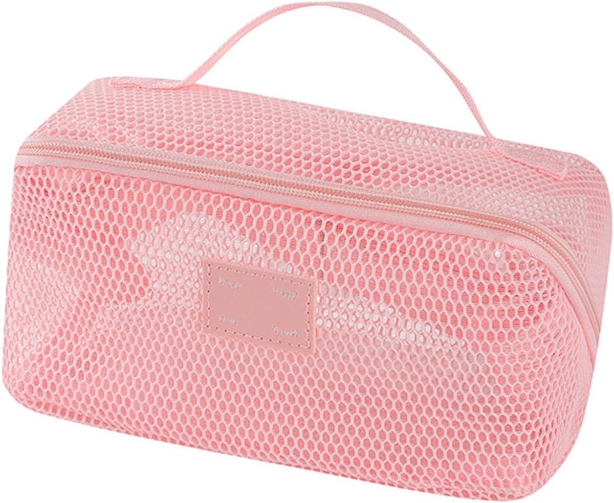 Make-up Tas - Make-uptas van mesh - Cosmetica tas Toiletartikelen organizer - Voor Reizen en dagelijks gebruik– 25 × 12 × 11 cm