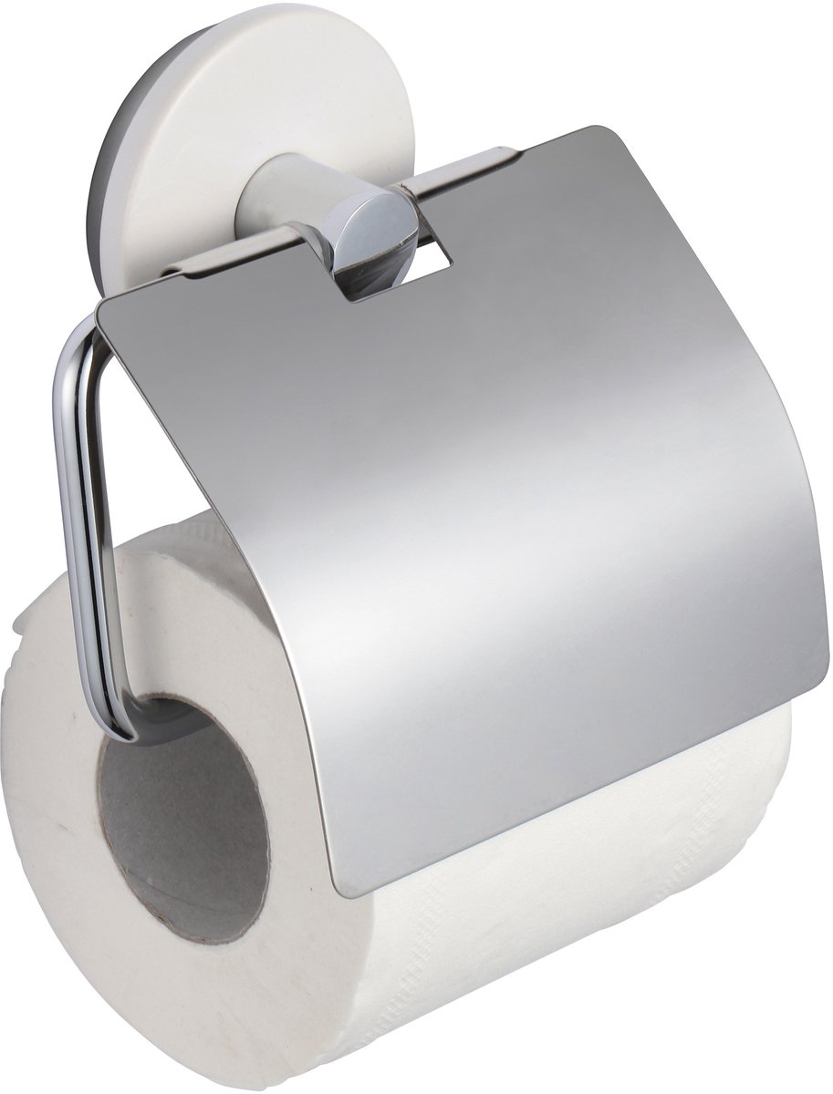 MSV Toiletrolhouder Grijs – Wandmontage Toiletpapierhouder WC-Rolhouder – Compacte WC-Papierhouder 13,8 x 7 x 13,2 cm