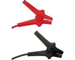 Carpoint Startkabel set – Voor 12 & 24 Volt - Kleur gecodeerde kabels – Voor benzinemotoren tot 2500cc –– Met volledig geïsoleerde klemmen – Met TüV/GS/DIN72553 product certificering - Kabellengte 3.5 meter