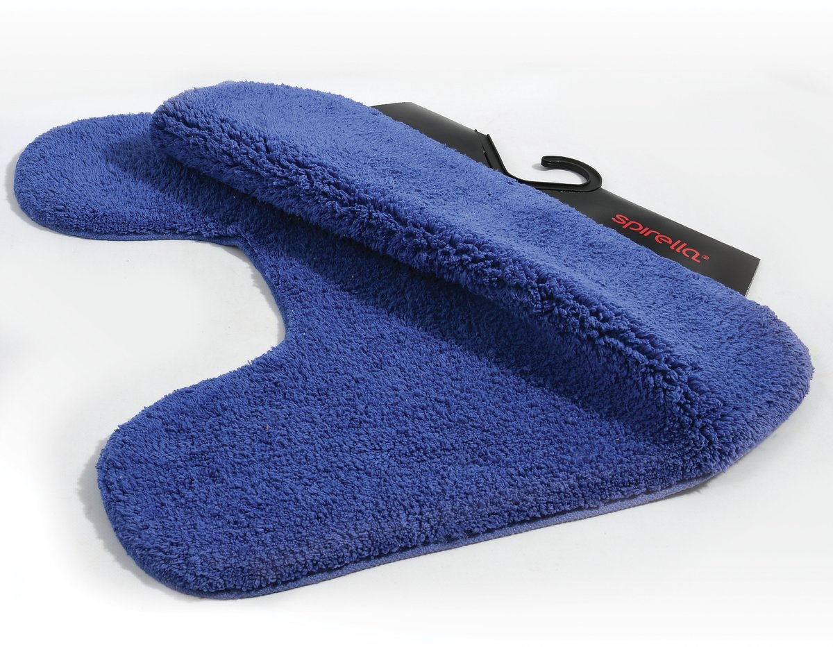 Spirella Badmat Katoen – Antislip Badkamermat van 100% Katoen – Wasbaar op 40°C – Sneldrogend en Geschikt voor de Droger
