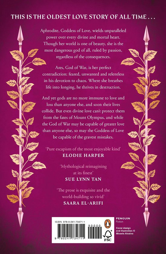 Couverture de livre avec fond violet et vrilles de feuilles dorées. Titre : This Immortal Heart. Citations d'Elodie Harper, Sue Lynn Tan et Saara El-Arifi.