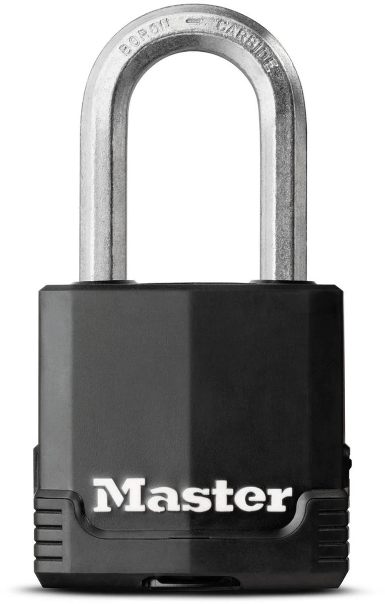 MasterLock excell m115eurdlf hangslot 49 mm - weerbestendig - inclusief 4 sleutels afbeelding