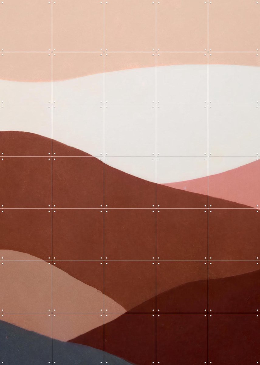 IXXI Far Far Away, Interiorisla - 100 x 140 cm - Gratis ophangtool - Grote wanddecoratie en posters - Minimalisme, Abstract, Woonkamer, Slaapkamer