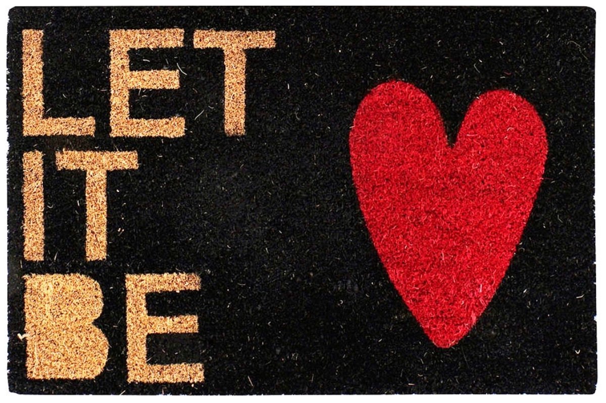 Love zwart deurmat - Item Int.
