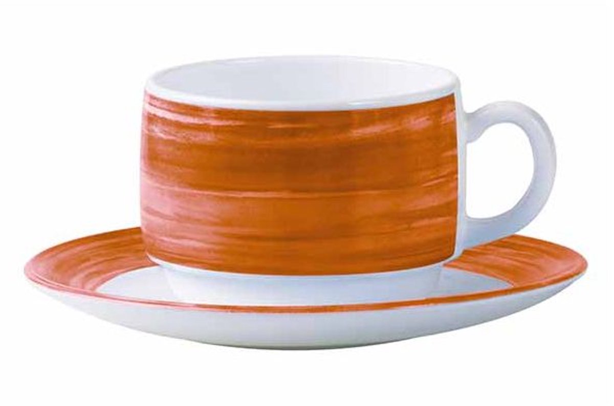 Brush Tas Set12 Terracotta D14cm