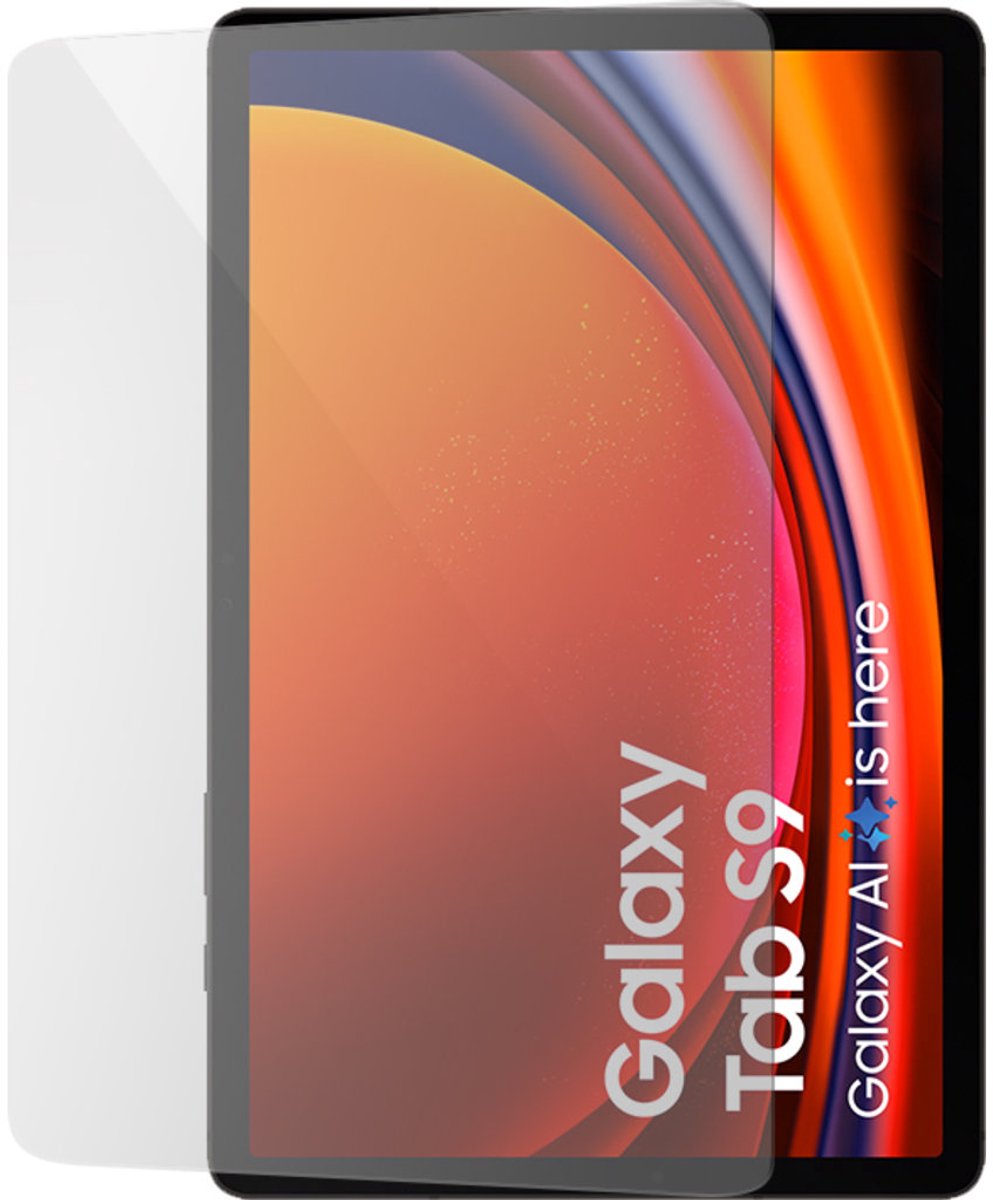 Mobiparts Screenprotector geschikt voor Samsung Galaxy Tab S9 Glazen | Mobiparts Screenprotector - Case Friendly