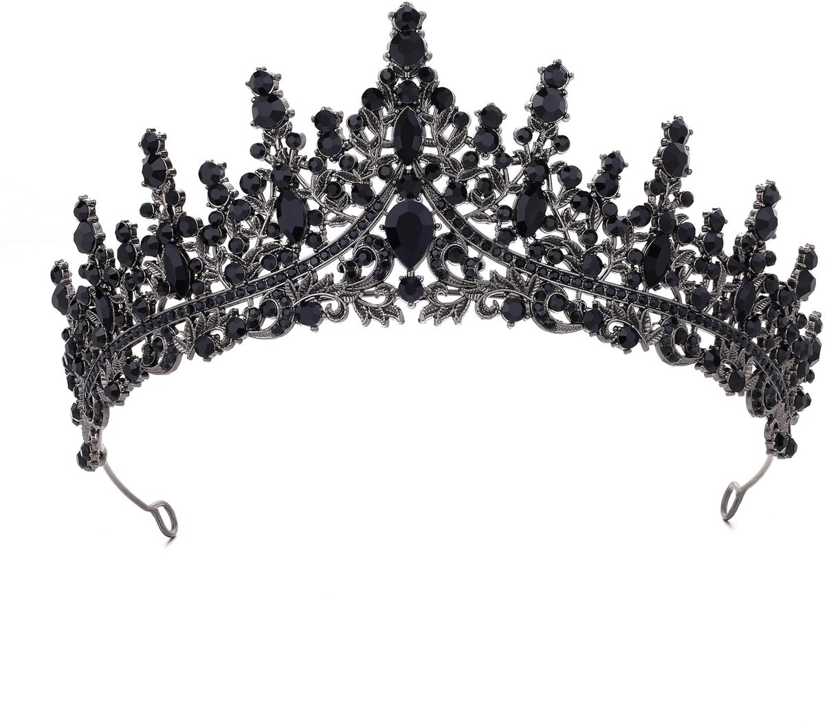 Diadeem voor dames, kristallen diadeem voor meisjes, bruidstiara, voor verjaardagen, dansevenementen, schoonheidswedstrijden en carnaval